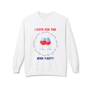 Wine Party - Unisex Midweight Softstyle Fleece Crewneck Sweatshirt