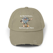 Distressed Cap — "So Much Panic... Not Enough Disco" Retro Disco Baseball Hat