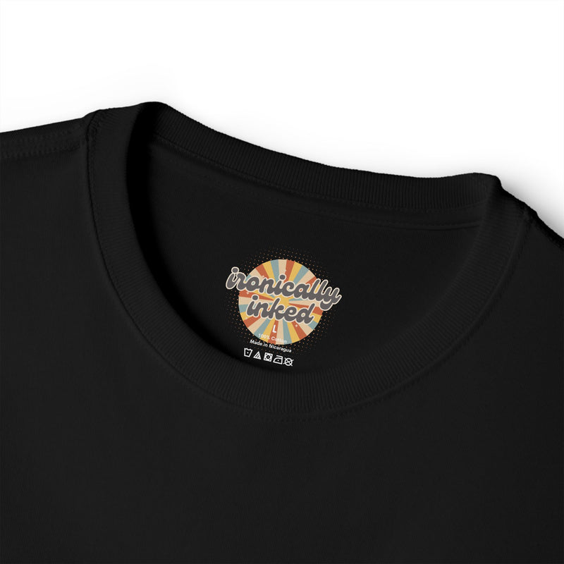Graphic Boxy Tee — "serve cunt. don't be one." Minimalist Text Statement Shirt