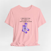 Graphic Tee - "Grippy Socks Vacation" Mental Health Awareness T-Shirt