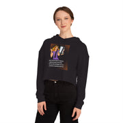 Message Delay  - Women’s Cropped Hooded Sweatshirt