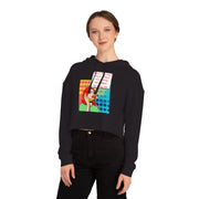 Return Policy on a Man - Women’s Cropped Hooded Sweatshirt