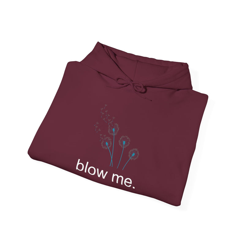 Hoodie — 'blow me' Dandelion Graphic Hooded Sweatshirt