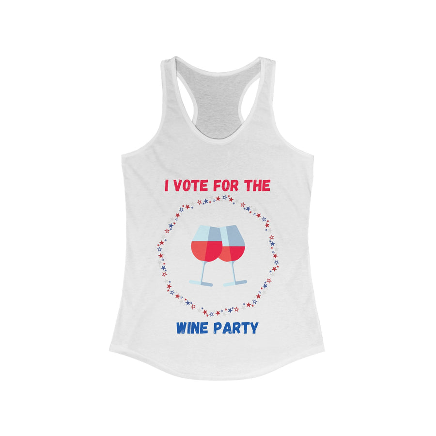 Wine Party - Women's Ideal Racerback Tank