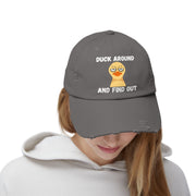 Baseball Hat "Duck Around and Find Out" Distressed Cap