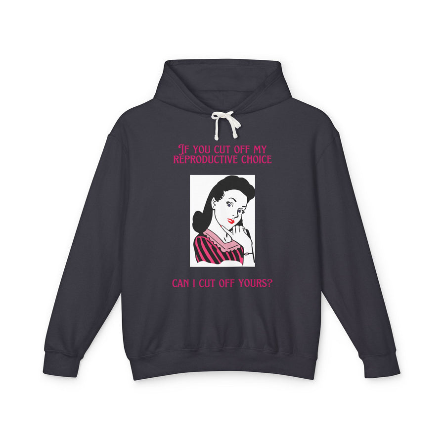 Reproductive Rights - Unisex Lightweight Hooded Sweatshirt