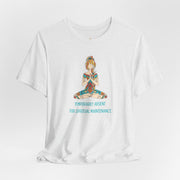 Meditation Tee — "Temporarily Absent for Spiritual Maintenance" Graphic T-Shirt