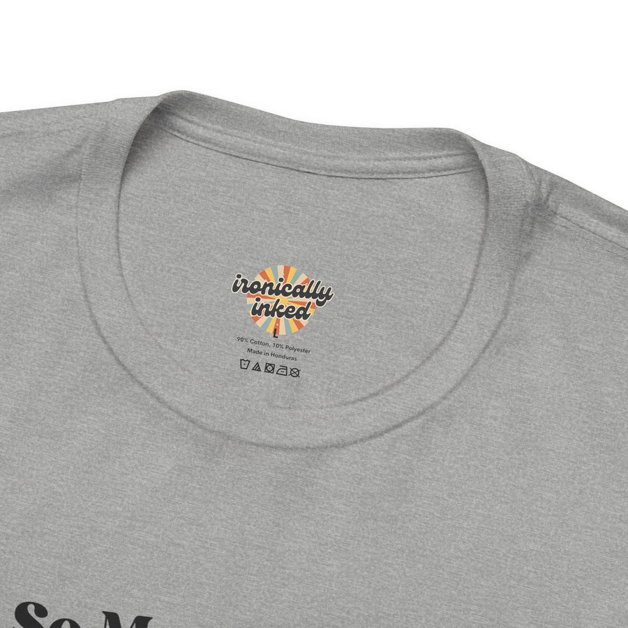 Retro Disco Tee — "So Much Panic... Not Enough Disco" Graphic T-Shirt
