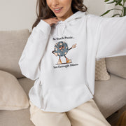 Retro Hoodie "Too Much Panic, Not Enough Disco" Hooded Sweatshirt