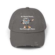 Distressed Cap — "So Much Panic... Not Enough Disco" Retro Disco Baseball Hat
