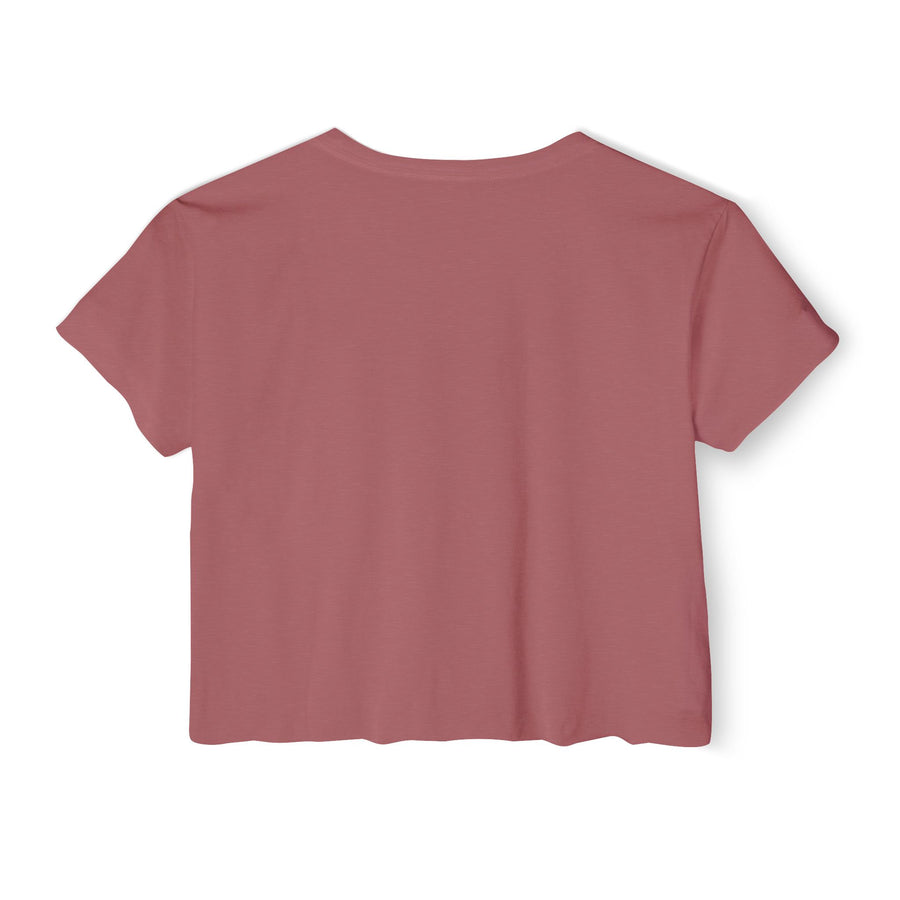 Pop Art Crop Top T-shirt — "Being Responsible Adult Every Single Day?" Graphic Tee for Women