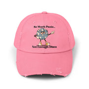 Distressed Cap — "So Much Panic... Not Enough Disco" Retro Disco Baseball Hat