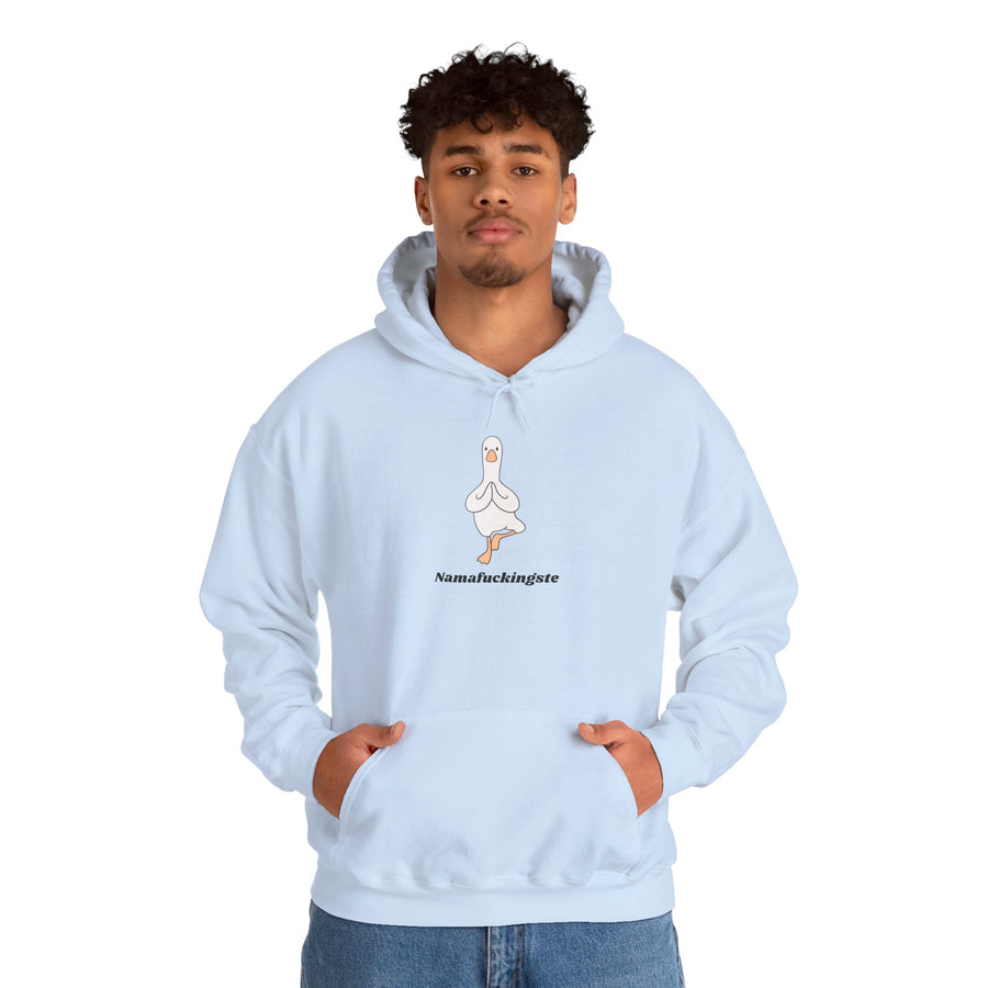 Yoga Goose Hoodie — Namafuckingste Graphic Hooded Sweatshirt