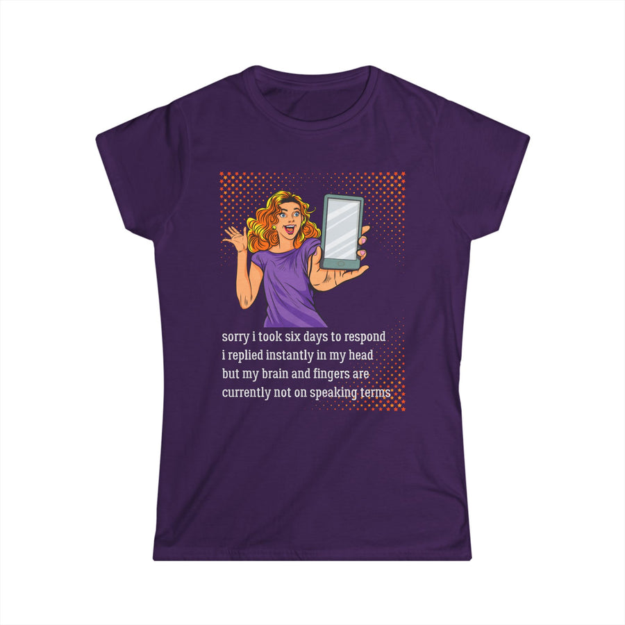 Message Delay - Women's Softstyle Tee