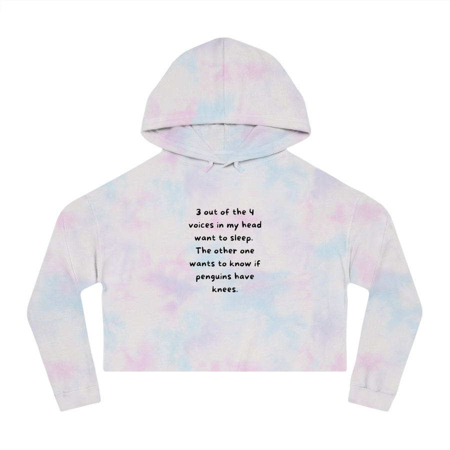 Voices - Cropped Hoodie