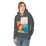 Return Policy On A Man - Unisex Lightweight Hooded Sweatshirt