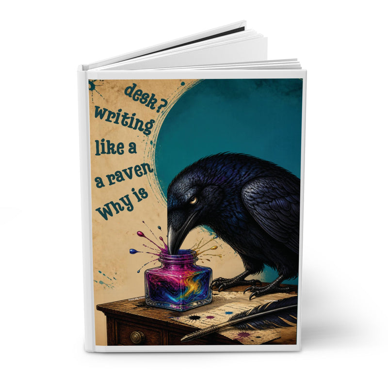 Wonderland "Why is a Raven Like a Writing Desk?" Hardcover Journal