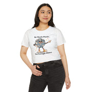Festival Crop Top T-shirt— “So Much Panic… Not Enough Disco” Graphic Tee