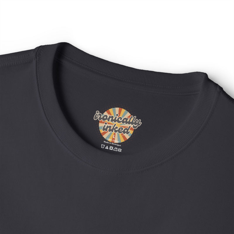 Graphic Boxy Tee — "serve cunt. don't be one." Minimalist Text Statement Shirt