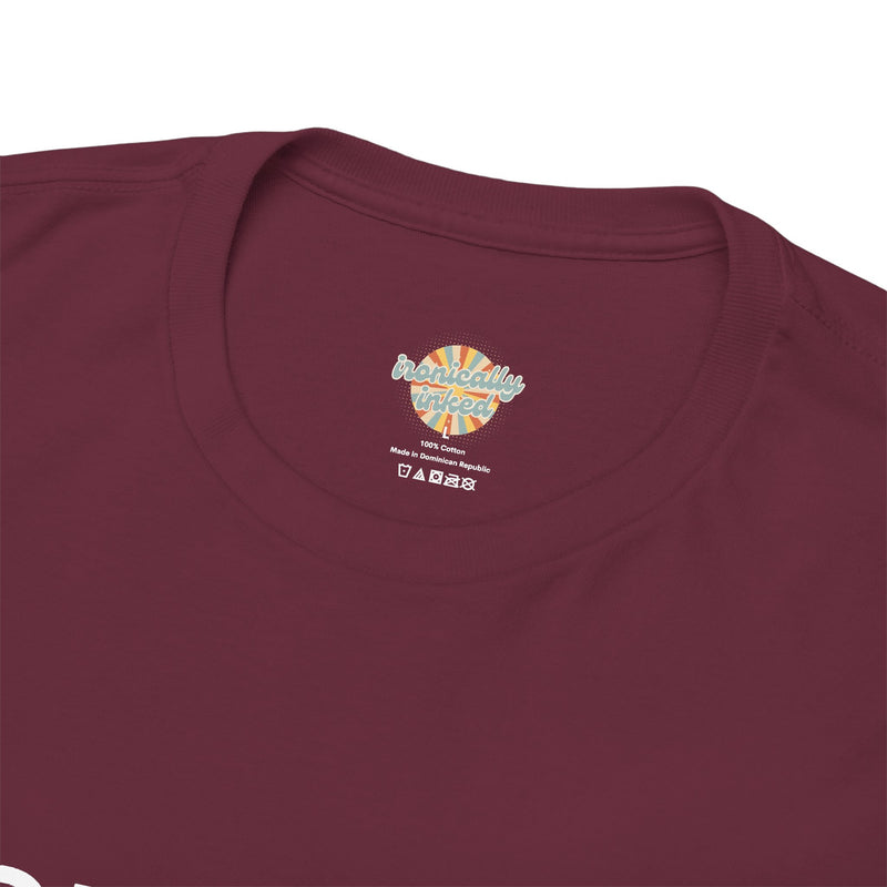 Provocative Graphic Tee — "cunting season." Minimalist Text Statement T-Shirt