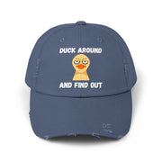 Baseball Hat "Duck Around and Find Out" Distressed Cap