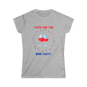 Wine Party - Women's Softstyle Tee