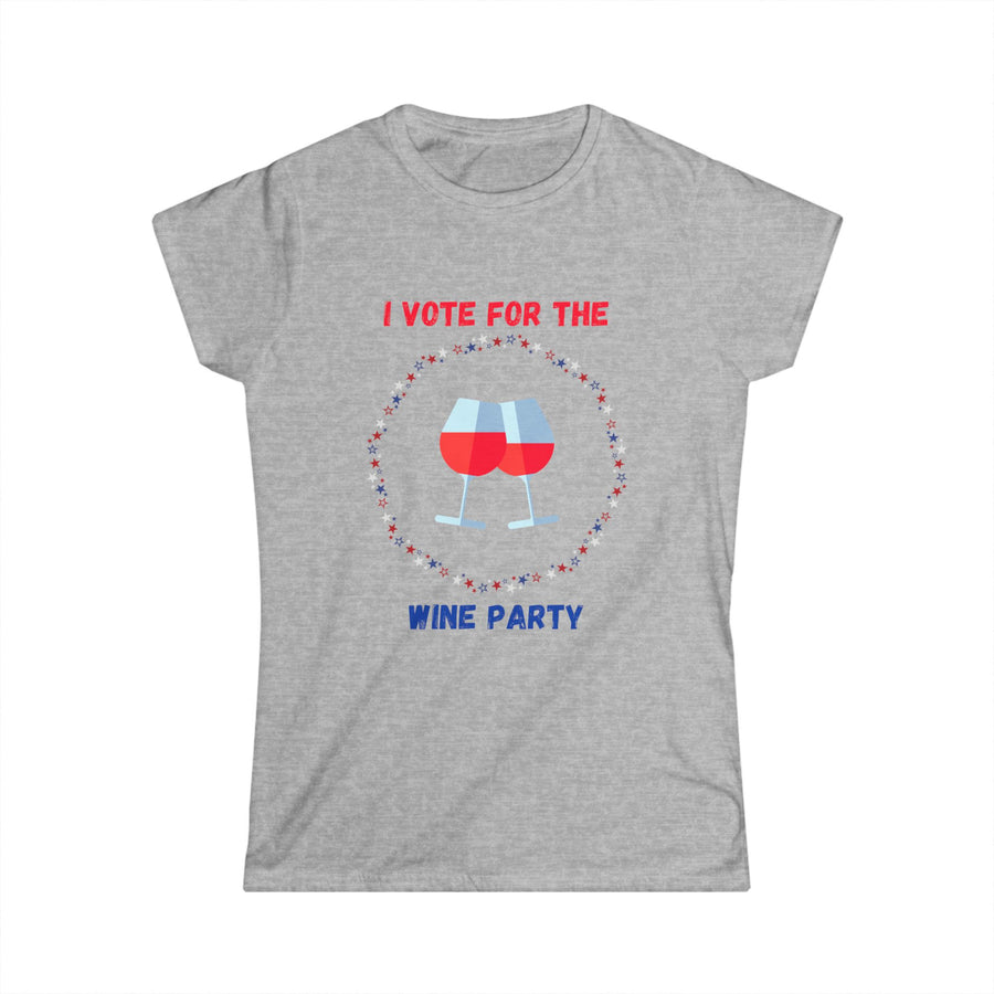 Wine Party - Women's Softstyle Tee