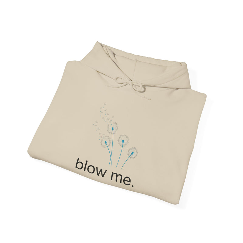 Hoodie — 'blow me' Dandelion Graphic Hooded Sweatshirt