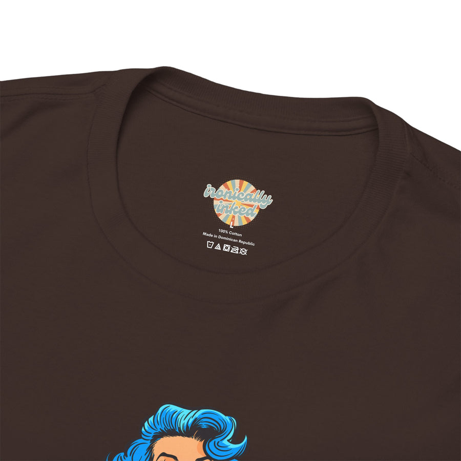 Pop Art Tee - "Grippy Socks Vacation" Mental Health Awareness Graphic T-Shirt