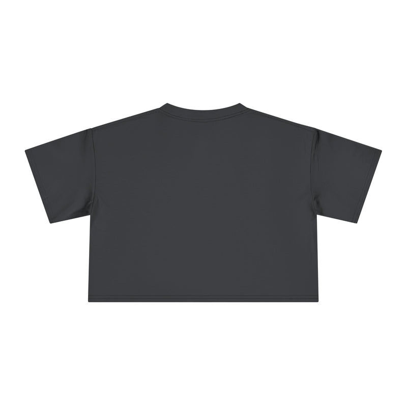 Minimalist Text Crop Tee — "Anxiety Is Literally Just Conspiracy Theories About Ourselves" Graphic T-Shirt Top