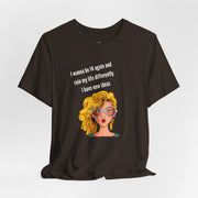 Pop Art Tee – "I Wanna Be 14 Again and Ruin My Life Differently" Retro Graphic T-Shirt