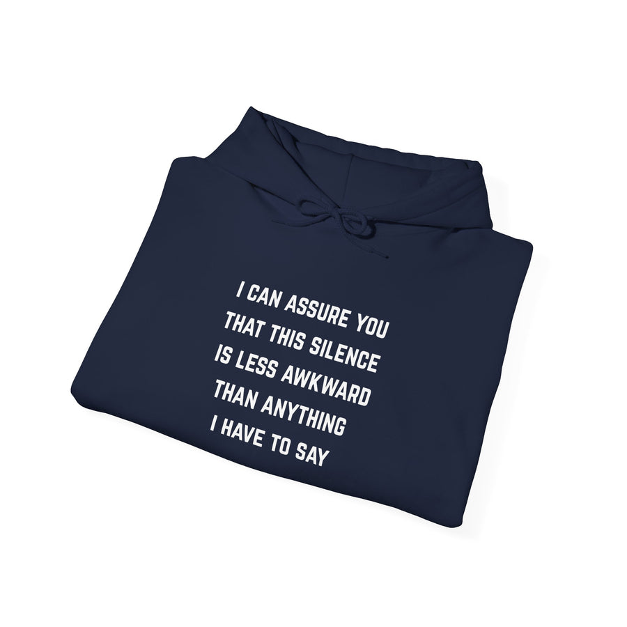 'Awkward Silence' Hoodie - Unisex Heavy Blend™ Hooded Sweatshirt