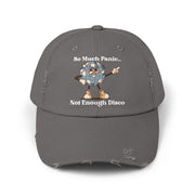 Distressed Cap — "So Much Panic... Not Enough Disco" Retro Disco Baseball Hat