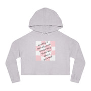 Anxiety Is - Women’s Cropped Hooded Sweatshirt