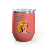 Pop Art Wine Tumbler - 14 Again Stainless Steel 12oz