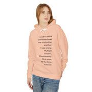 Adulthood - Unisex Lightweight Hooded Sweatshirt