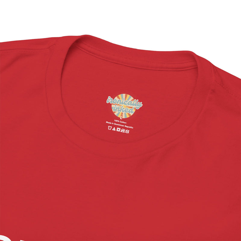 Provocative Graphic Tee — "cunting season." Minimalist Text Statement T-Shirt
