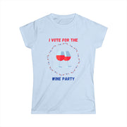 Wine Party - Women's Softstyle Tee