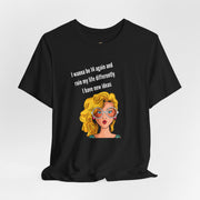Pop Art Tee – "I Wanna Be 14 Again and Ruin My Life Differently" Retro Graphic T-Shirt