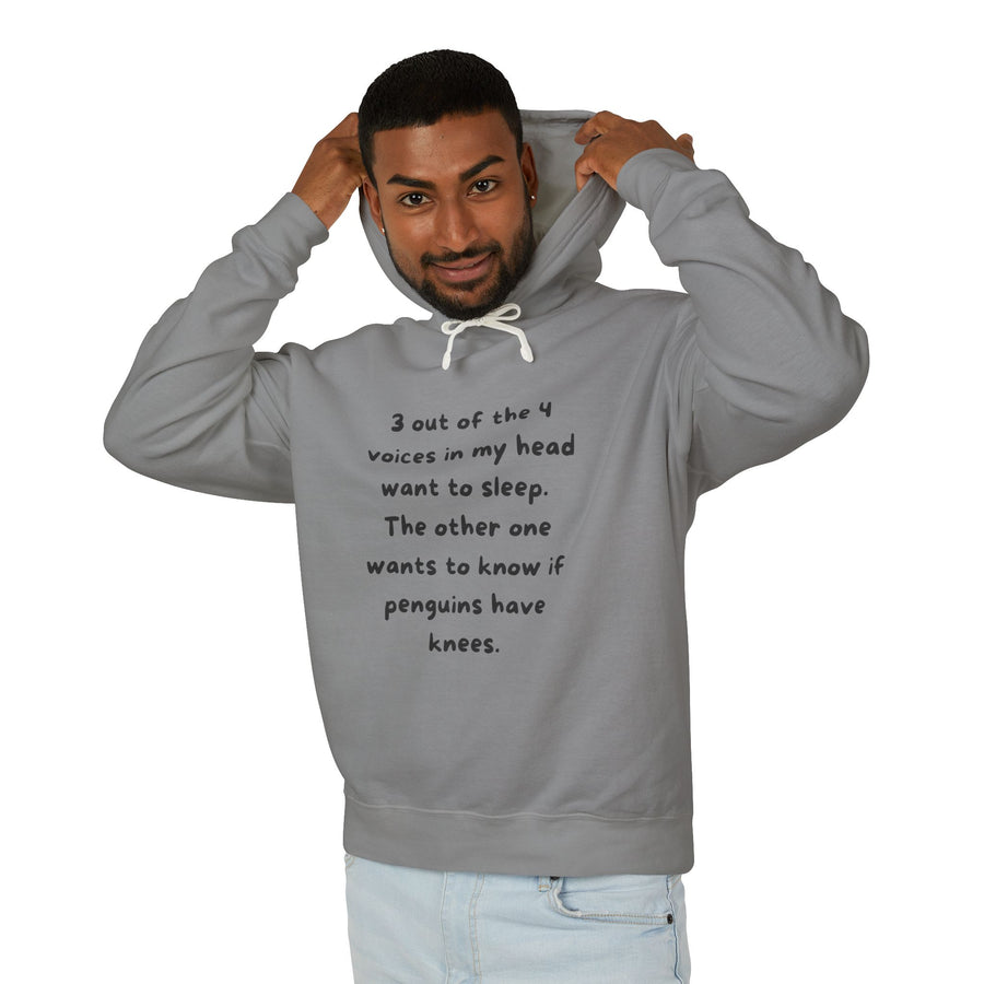 Voices - Unisex Lightweight Hooded Sweatshirt