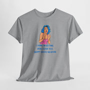 Pop Art Tee - "Grippy Socks Vacation" Mental Health Awareness Graphic T-Shirt