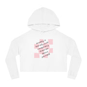 Anxiety Is - Women’s Cropped Hooded Sweatshirt