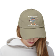 Distressed Cap — "So Much Panic... Not Enough Disco" Retro Disco Baseball Hat