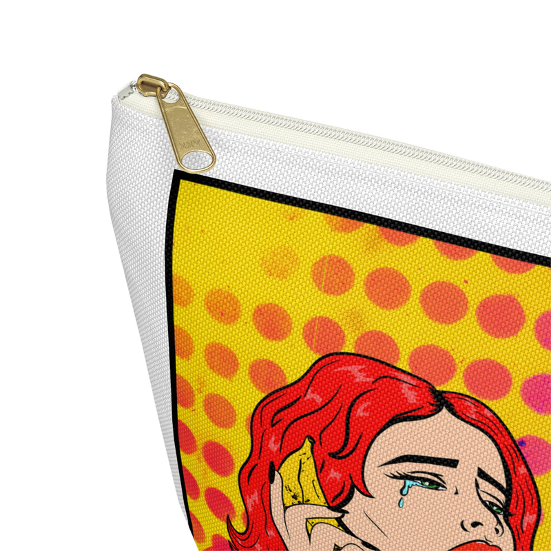 Pop Art Large Size Travel Bag — "What's the return policy on a man? I was rushing and grabbed the wrong one."