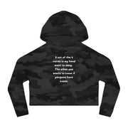 Voices - Cropped Hoodie