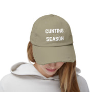 "Cunting Season" Distressed Cap