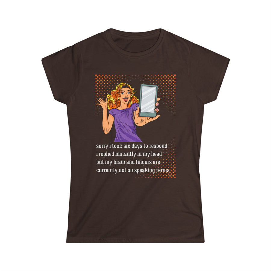 Message Delay - Women's Softstyle Tee