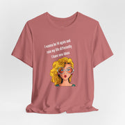 Pop Art Tee – "I Wanna Be 14 Again and Ruin My Life Differently" Retro Graphic T-Shirt