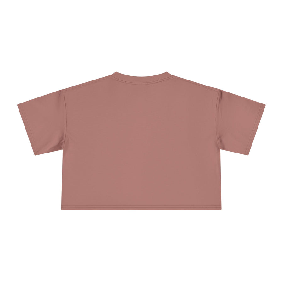 Women's Crop Tee — "Cunting Season" Subtle White Minimalist Text T-shirt Top